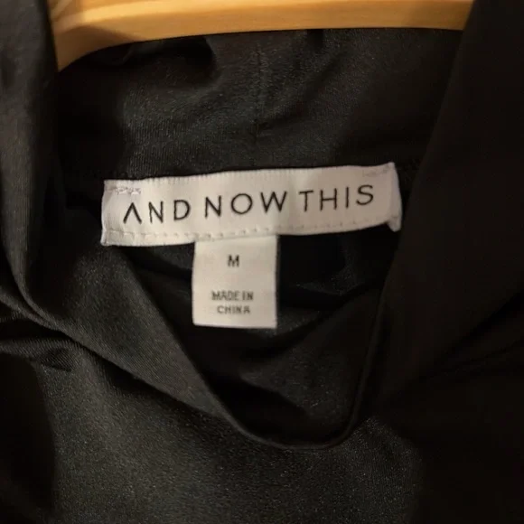 And Now This Womens Black Long Sleeve Bodysuit - Picture 2 of 3